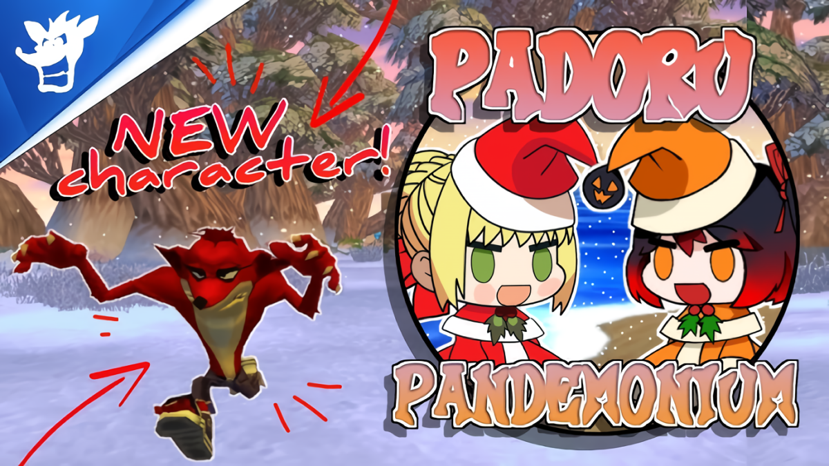 Crash Twinsanity si veste di neve con Padoru Pandemonium
