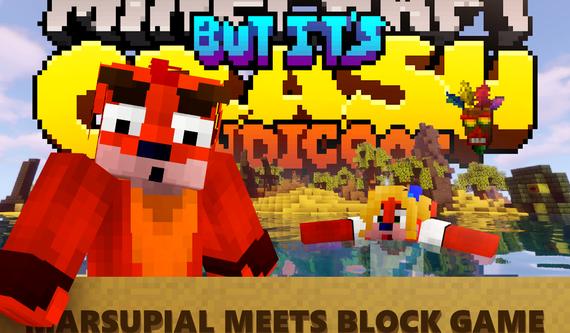 But It’s Crash Bandicoot: L’omaggio perfetto al Bandicoot in versione Minecraft